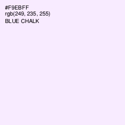 #F9EBFF - Blue Chalk Color Image